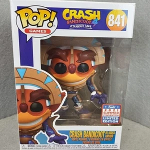 Funko Pop! Crash Bandicoot #841 in Mask Armor Summer Convention MAY - Picture 1 of 4