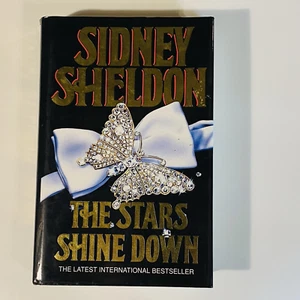 The Stars Shine Down by Sidney Sheldon Hardcover Vintage Book novel drama, power - Picture 1 of 14