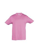 Childs Girls Boys Childrens Plain Cotton t Shirt T-Shirt Tee shirt 2-12 Years