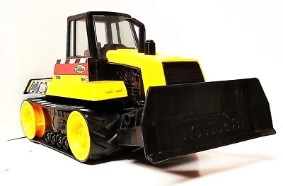 Tonka #738 yellow toy 18 in construction bulldozer 1:12 scale - Image 1 of 4