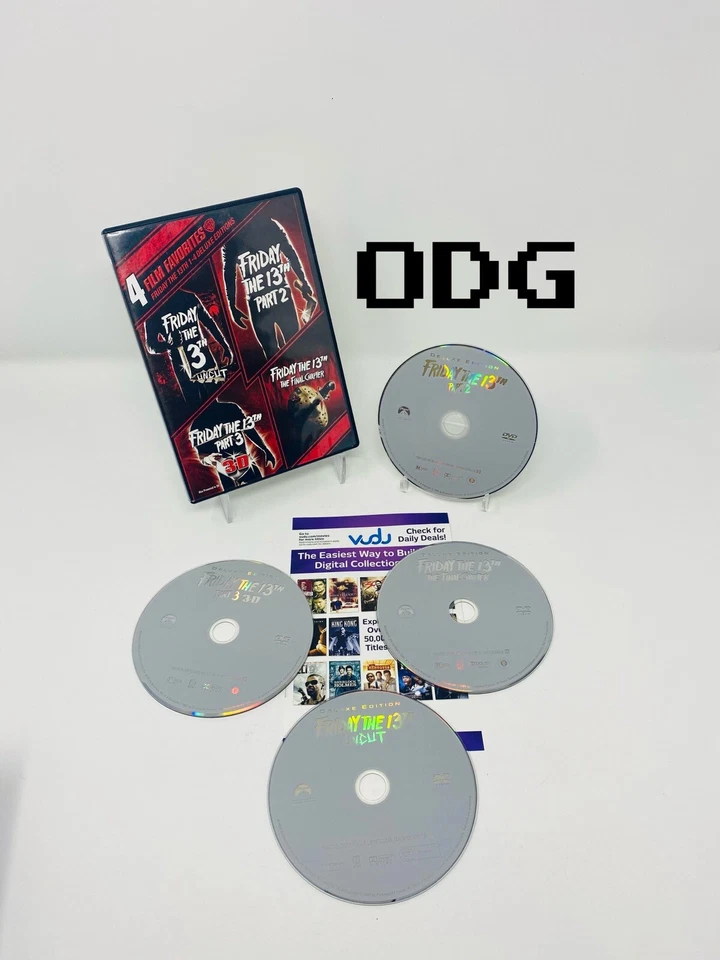 Friday the 13th (4 movie bundle) Deluxe Edition DVD - Film Favorite Edition - Image 1 of 1