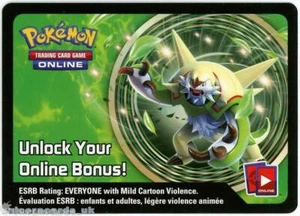 Chesnaught EX Pokemon Online Bonus Code Karte - Bild 1 von 1