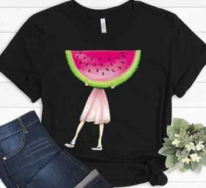 Wassermelone Gr. S 2XL Sommer, Geburtstagsgeschenk, Jubiläumsgeschenk, Geschenk für T-Shirt - Bild 1 von 9