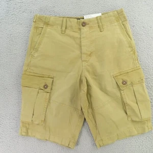 American Eagle Cargo Shorts Mens 30 Brown Next Stretch Longer Skater Hip Hop New - Picture 1 of 11