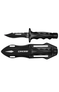 Cressi Predator Scuba Dive Knife - Black/Silver - Picture 1 of 1