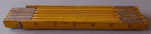 Folding Wooden Accordion Engineer's Ruler 72-inch Made in U.S.A. - Picture 1 of 2