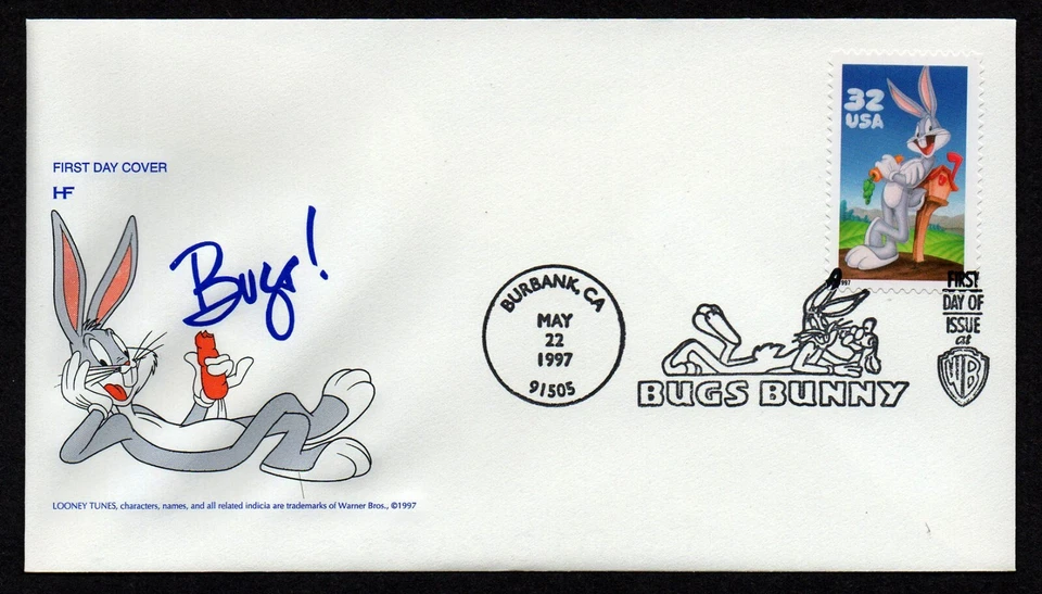 USA, SCOTT # 3137A, HF HOUSE OF FARNAM FDC COVER 1997 BUGS BUNNY, LOONEY TUNES - Image 1 of 1