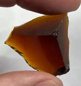 Brown Obsidian Facet Rough Materials, FR-199 - Picture 1 of 11