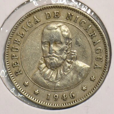 Nicaragua 1946 25 Centavos 199133 combine shipping - Image 1 of 2