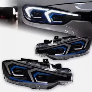 For BMW F30 F35 3 Series 2013-2019 LED Headlight Assembly Projector Turn Signal - Picture 1 of 8
