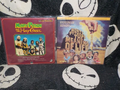 Monty Python and the Holy Grail & Meaning of Life Laserdisc LD Free Ship $50 - Image 1 of 4
