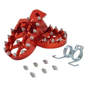 Motorcycle Foot Pegs Foot Pedals For TW200 PW50 PW80 TTR90 TTR90E Dirt Bike Red - Picture 1 of 13
