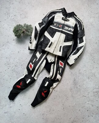 Traje de carreras Spidi On Track Pro 2 piezas traje de cuero completo talla UE 48  Foto 1 de 4