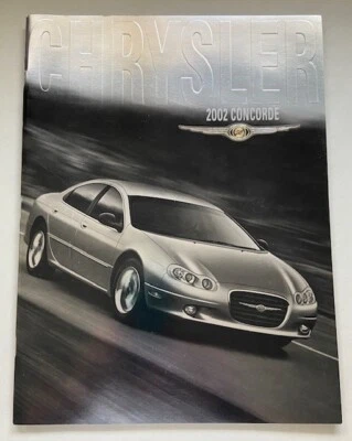 2002 Chrysler Concorde Sales Brochure Book Catalog Foto 1 de 4