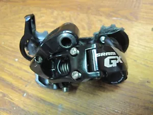 DERAGLIATORE POSTERIORE A GABBIA LUNGA 10 VELOCITÀ SRAM GX - NERO - Foto 1 di 6