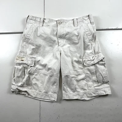 Denim & Supply Ralph Lauren Cargo Shorts Mens 36 Beige Y2K - Image 1 of 4