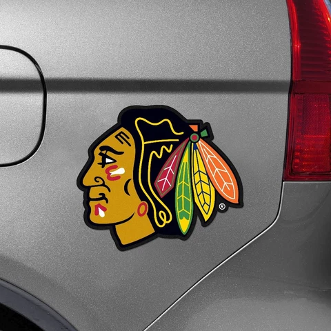 NHL - Chicago Blackhawks Large Team Logo Magnet 10" (8.7329"x8.3078") Cover