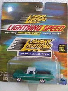 Johnny Lightning Speed 1959 Chevy El Camino Car and Sticker NIP - Picture 1 of 2