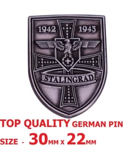 TOP QUALITY GERMAN EAGLE PIN STALINGRAD 1942 VEST HARLEY HONDA TRIUMPH HONDA FLH - Bild 1 von 2