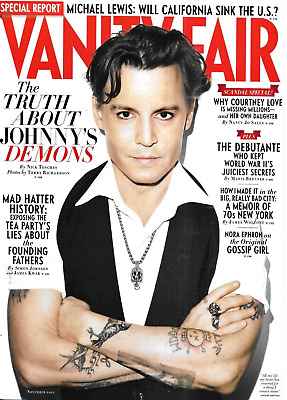 Vanity Fair Magazine Johnny Depp Elizabeth Warren Courtney Love Tea Party 2011 • 20.66€