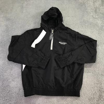 Chaqueta Milano Do Rouge Para Hombres Extra Pequeña Chaqueta Leal Anorak Sudadera con Capucha $138 Foto 1 de 4