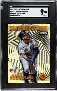 2022 Topps Stadium Club Team of the Future Orange RC Julio Rodriguez #TOF13 #/50 - Picture 1 of 2