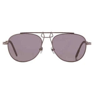 Calvin Klein Titanium Grey Pilot Men's Sunglasses CKNYC1811S 008 54 - Picture 1 of 5