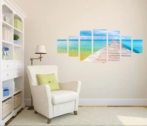3D Bridge Sea 784 Unframed Print Wall Paper Decal Wall Deco Indoor AJ Wall Jenny - Picture 1 of 6
