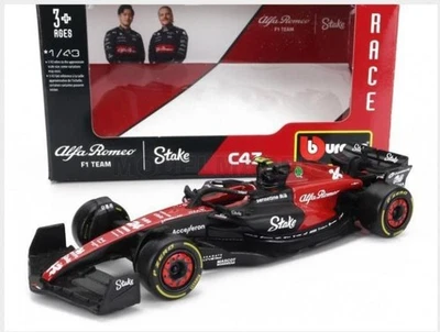 BURAGO BU38085-ZH ALFA ROMEO - F1 C43 TEAM STAKE N 24 SEASON 2023 GUANYU ZHOU -  - Immagine 1 di 2