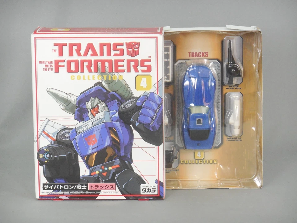 Takara Transformers Collection 04 G1 Reissue Tracks 2002 Complete in Box - Image 1 of 4