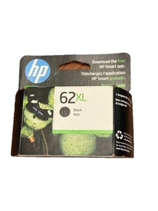 Genuine HP 62XL Black Ink Cartridge - New Sealed Nov 2023 - Picture 1 of 2