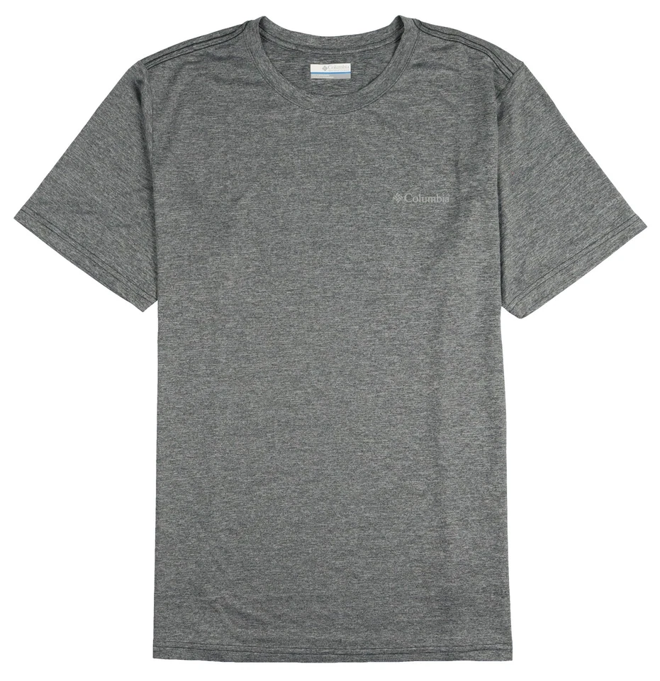 Columbia Mens Regular fit Short Sleeve T-Shirt Shirt Size S Grey