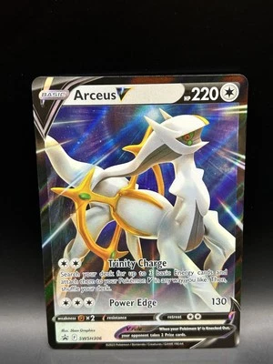 Arceus V SWSH306 - Pokemon Sword & Shield Black Star Promo Card - NM - Image 1 of 2