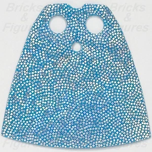LEGO® Dark Azure Minifigure Cape Cloth Starched Iridescent Dots 4.0cm Part 70810 - Picture 1 of 4