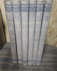Animate Creation - Popular Edition of "Our Living World" 6 Volumes 1885 - Imagen 1 de 6