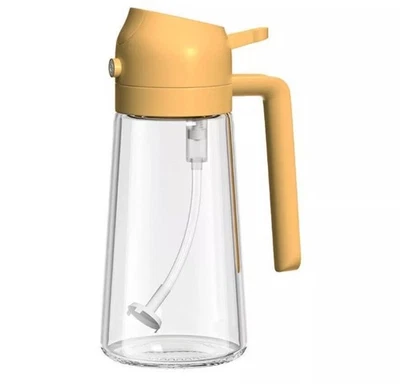 2-in-1 470ML Glass Oil Sprayer and Dispenser Spray Bottle Cooking Dispensers - Image 1 of 4
