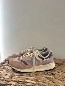 NEW BALANCE 997 NB997 Lifestyle Sport Trainers Pink Suede CW997HVE Size UK 6.5 - Picture 1 of 7