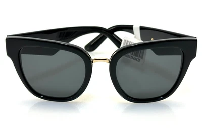 Dolce & Gabbana DG4437-501/87 Sunglasses BLACK w/DARK GREY 51mm #8/9 - Image 1 of 4