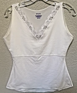 SPANX Sara Blakely Hide & Seek Camisole Spitze V-Ausschnitt Large Elfenbein - Bild 1 von 4