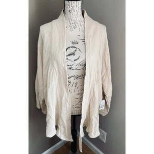 Nuevo con etiquetas Kimono Beige (falta cinturón de corbata) TALLA L/XL Reg $29.97 - Imagen 1 de 8