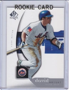DAVID WRIGHT ROOKIE CARD 2005 Upper Deck SP Authentic Baseball NEW YORK METS! - Picture 1 of 2
