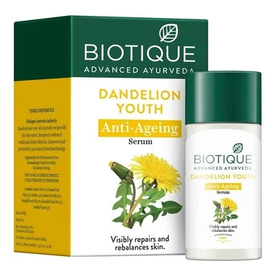 Biotique Dandelion Youth Anti- Ageing Serum For All Skin Types 40ml - image 1 of 4