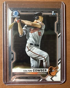 2021 Bowman Draft Chrome Colton Cowser #BDC-166 1st Bowman Baltimore Orioles - Bild 1 von 6