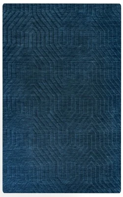9x12 Rizzy Rugs Blue Geometric Solid Arches Area Rug TC8576 - Aprx 9' x 12' - Image 1 of 3