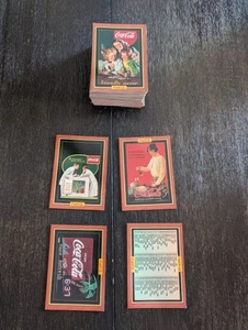 COCA-COLA Series 4 (Collect-A-Card 1994) Complete 100 Non-Sport Trading Card Set - Bild 1 von 1
