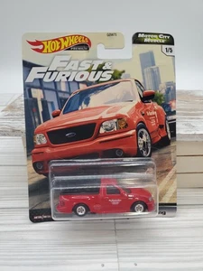 NOS HOT WHEELS FAST & FURIOUS MOTOR CITY MUSCLE FORD F-150 SVT LIGHTNING - Picture 1 of 2