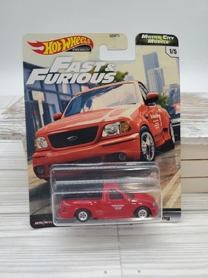 NOS HOT WHEELS FAST & FURIOUS MOTOR CITY MUSCLE FORD F-150 SVT LIGHTNING - Image 1 of 2