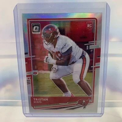 2020 Donruss Optic Football Tristan Wirfs RC Silver Holo #129 - Image 1 of 2