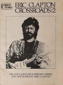 Eric Clapton-Crossroads Vol.2-1989 Hal Leonard USA Songbook-Notes & Tabs+More - Picture 1 of 2