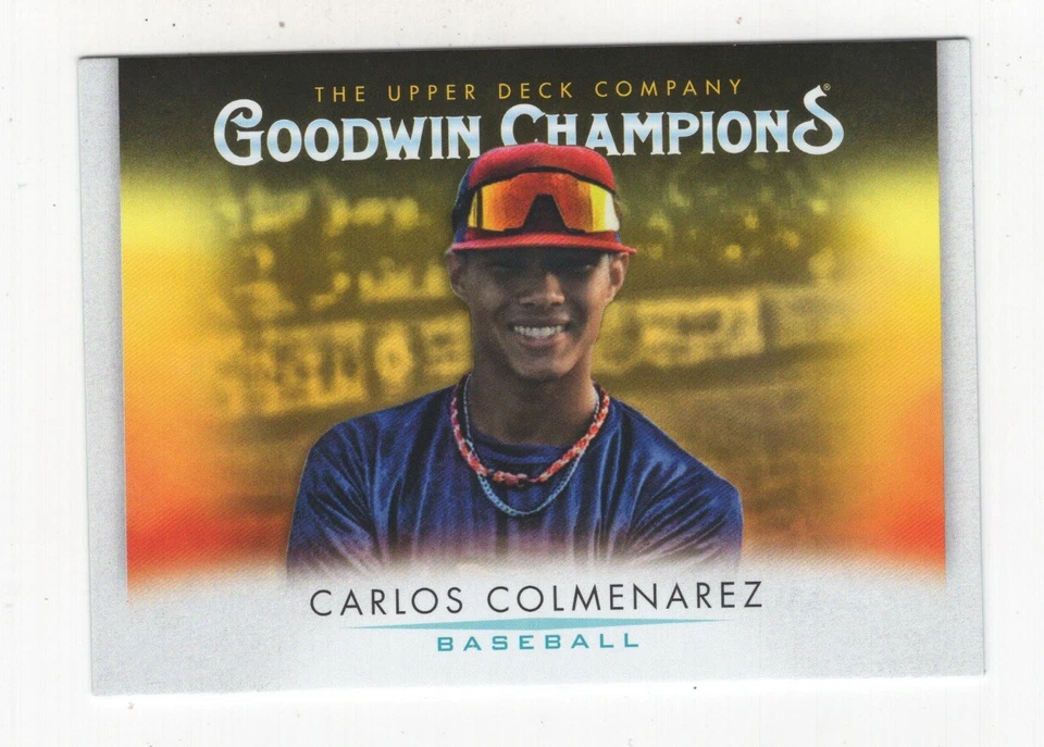 2021 UPPER DECK GOODWIN CHAMPIONS CARLOS COLMENAREZ BASEBALL #69 - Image 1 of 1